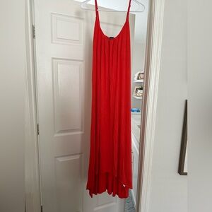 orange Nicole Miller Maxi Dress